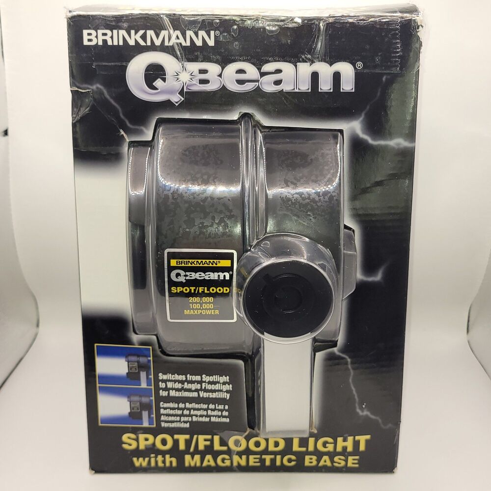 Brinkmann Q-Beam 12 Volt DC Spot Flood Light Magnetic Base 100k/200k adjustable